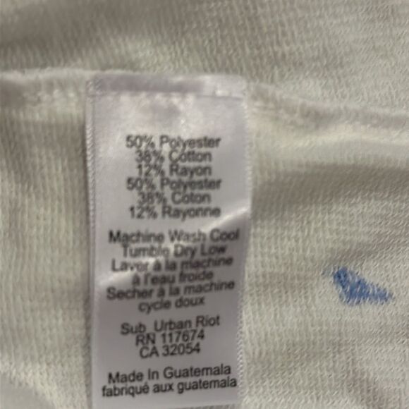 Sub_urban Riot Women’s White Splatter Paint Joggers - Picture 6 of 7